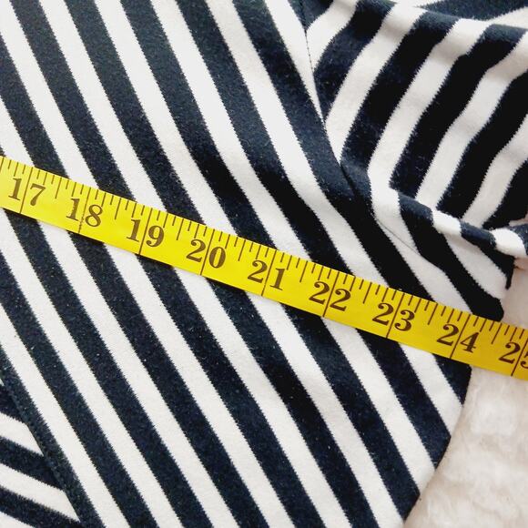 T-Shirt Size XL Navy White Nautical Sailor Core Coastal Grandma Casual Chic Y2K - Picture 11 of 16